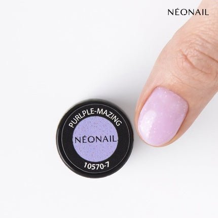 NEONAIL UV Nail Polish 7.2ml Violet Purple - Mazing Glitter Gel for Nail Design Shellac - Maison des fragrances