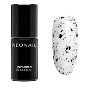 NEONAIL UV Nail Polish Top Coat Gel UV Top Crush Black Gloss 7.2ml - Maison des fragrances