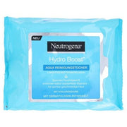 Neutrogena Hydro Boost Aqua Cleansing Wipes with Neutrogena Cleansing Technology, Hyaluronic Acid, and Moisturizer 25 Wipes - Maison des fragrances