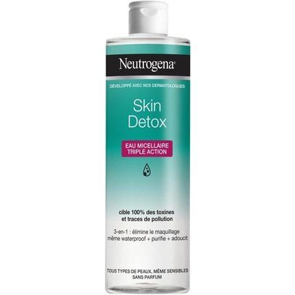 Neutrogena Skin Detox Triple Action Micellar Water 400ml - Maison des fragrances