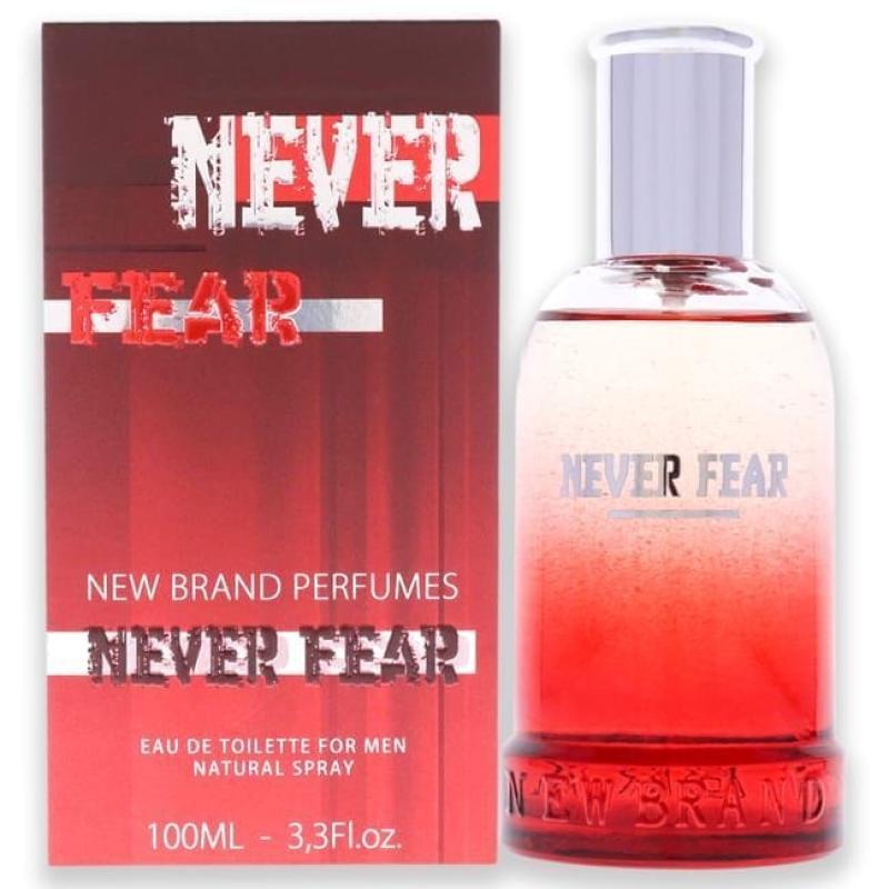 New Brand Never Fear Edt Spray Men 3.3 Oz Sem Numero - Maison des fragrances