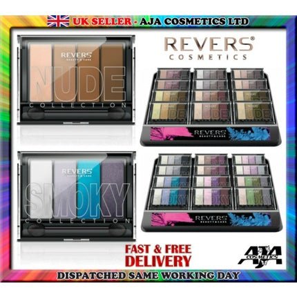 New Mega Eyeshadow Palette 4 Shade Nude Brown Natural Sultry Smokey - Maison des fragrances