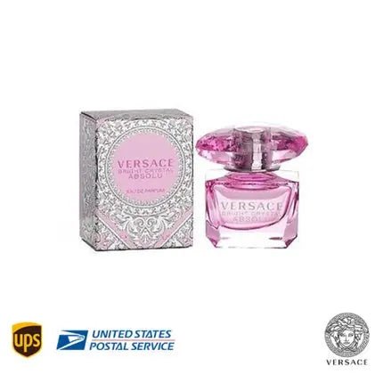 New Versace Bright Crystal Absolu Eau de parfum Miniature 0.17 oz Perfume - Maison des fragrances