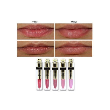New Volumizing and Hydrating Lip Gloss Enriched with Hyaluronic Acid, Retinol, and Vitamin E - Guaranteed Anti - Aging Effect! Rosso Passione 2.1cm x 10.5cm x 2.1cm - Maison des fragrances