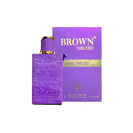 Fragrance World Brown Orchid Amethyst Eau De Parfum, 80ml Fragrance World