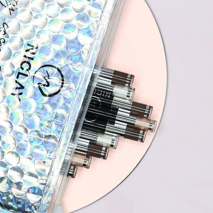 NICLAY Brow Highlighter 2 - in - 1 Eyebrow Highlighter Pencil with Brush Pearl Light - Maison des fragrances