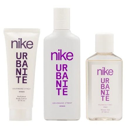 Nike Gourmand Street Gift Set Femme EdT 75ml + Body Lotion 75ml + Shower Gel 100ml - Maison des fragrances