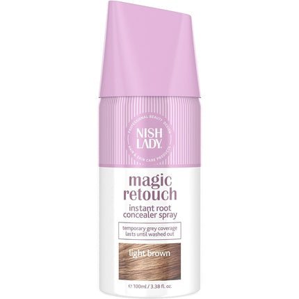 Nishlady Magic Retouch Sprays for Women Light Brown 100ml Instant Root Concealer Spray Root Touch Up - Maison des fragrances