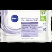 Nivea 3 In 1 Soothing Cleansing Wipes 250 Ml - Maison des fragrances