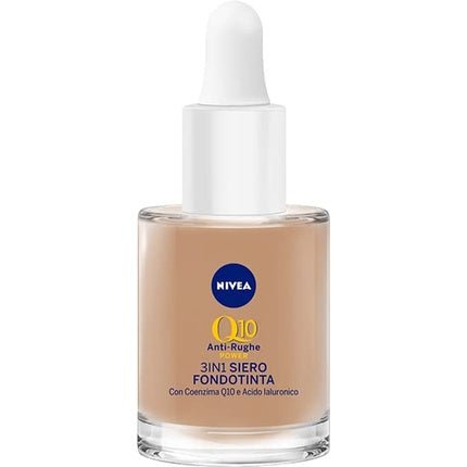 Nivea Anti - Wrinkle Power 3in1 Serum Foundation Dark 30ml - Maison des fragrances