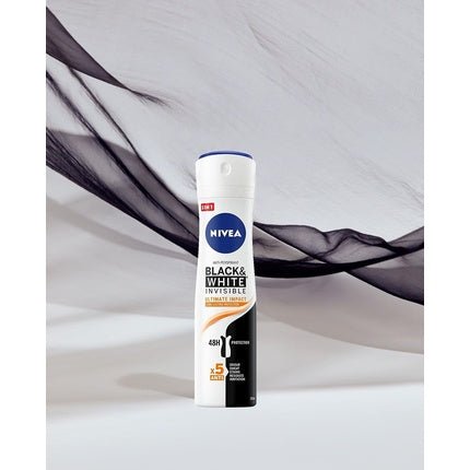 Nivea Black & White Invisible Ultimate Impact Female Antiperspirant Déodorant (Déo) Mixte 150ml - Maison des fragrances