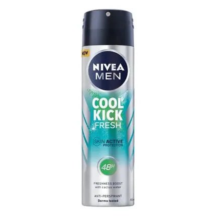 Nivea Cool Kick Fresh Anti-Perspirant Déodorant (Déo) Homme 150ml - Maison des fragrances