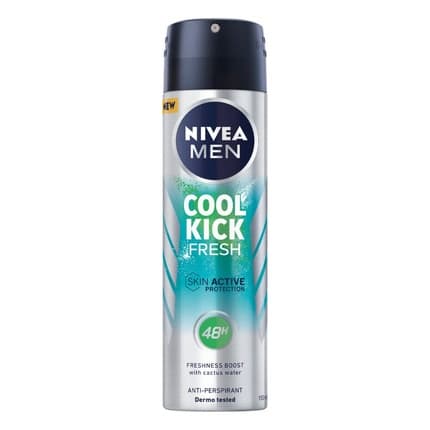 Nivea Cool Kick Fresh Anti-Perspirant Déodorant (Déo) Homme 150ml - Maison des fragrances