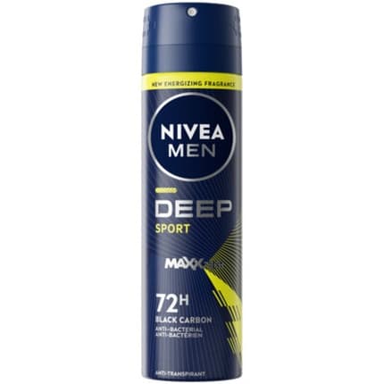 Nivea Deep Sport Anti-Transpirant Déodorant (Déo) Homme 150ml - Maison des fragrances