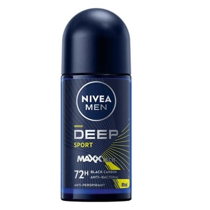 Nivea Deep Sport Antiperspirant Roll-On Déodorant (Déo) Homme 50ml - Maison des fragrances