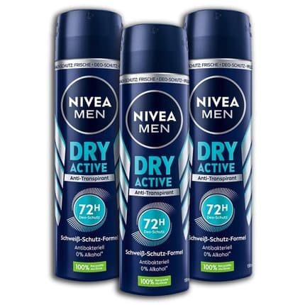 Nivea Deo Dry Active Anti - Transpirant Deodorant Déodorant (Déo) Homme 150ml - Maison des fragrances