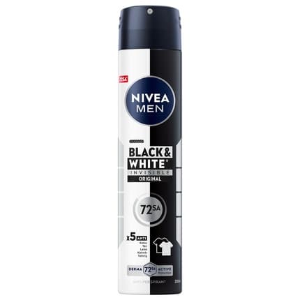Nivea Deodorant Black & White Invisible Déodorant (Déo) Homme 200ml - Maison des fragrances
