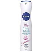 NIVEA Deodorant Spray for Women Fresh Flower 150ml - Pack of 6 - Maison des fragrances