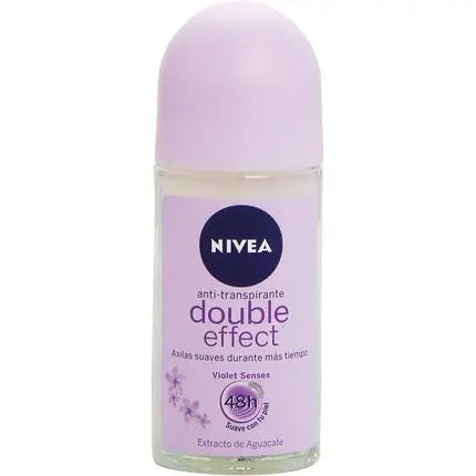 Nivea Double Effect Antiperspirant Deodorant Roll On 50ml - Maison des fragrances