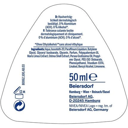 NIVEA Fresh Flower Roll-On Deodorant 50ml - Maison des fragrances
