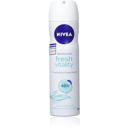 NIVEA Fresh Vitality 0% Aluminium Deodorant 150ml - Maison des fragrances