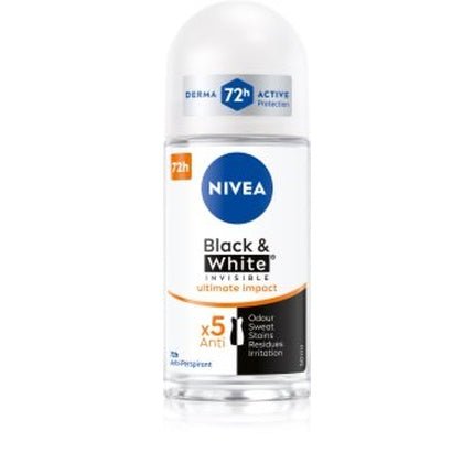 Nivea Invisible Black & White Ultimate Impact Antiperspirant 50 Ml - Maison des fragrances