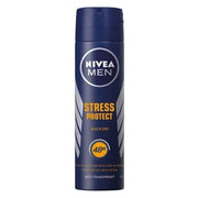 NIVEA Men Stress Protect 48h Deodorant Spray 150ml - Pack of 6 - Maison des fragrances