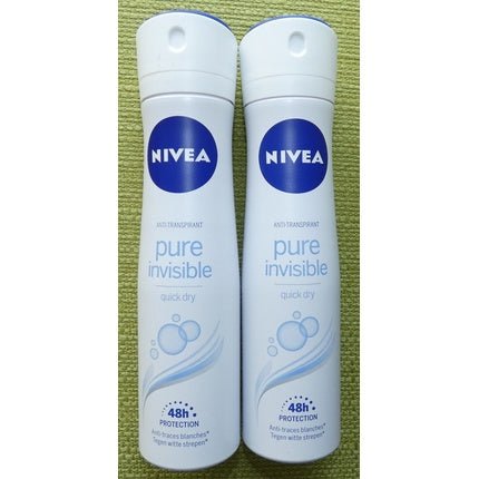 Nivea Pure Invisible Quick Dry Anti-White Marks 48h Protection Déodorant (Déo) Mixte - Maison des fragrances