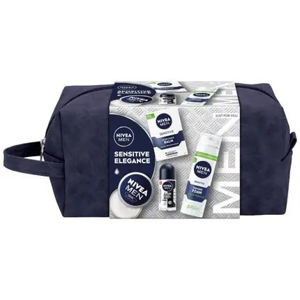 Nivea Set Sensitive Elegance Antiperspirant Roll-On 50ml, Universal Cream 75ml, Shaving Foam 200ml, After Shave Balm 100ml - Maison des fragrances