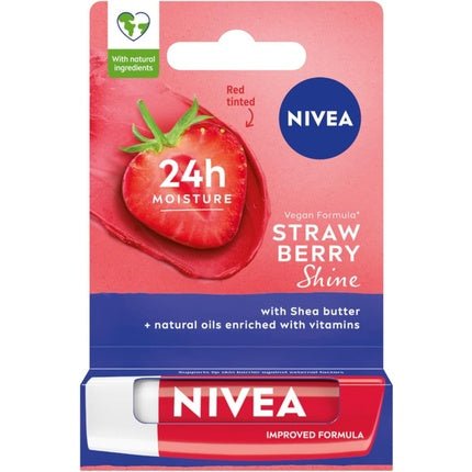 Nivea Strawberry Shine Nourishing Lipstick 4.8g - Maison des fragrances