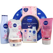 Nivea Women's Soft Rose Heaven Skincare Regime Gift Set - Maison des fragrances