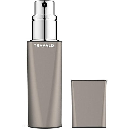 Travalo Obscura Parfum  Atomizer Revamped Refill System Travel Size Pocket Parfum  Dispenser TSA Approved Atomizer Air Exposure Proof Spray Bottle Grey Unisex 0.17oz, 1oz équivaut à 30ml Travalo