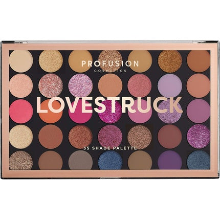 Profusion Cosmetics Lovestruck 35 Shade Master Eyeshadow Palette - Roses Are Red