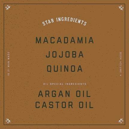 18.21 Man Made 18.21 Man Made 's Book of Good Grooming Gift Set Volume 5: Noble Oud + Oil pour homme