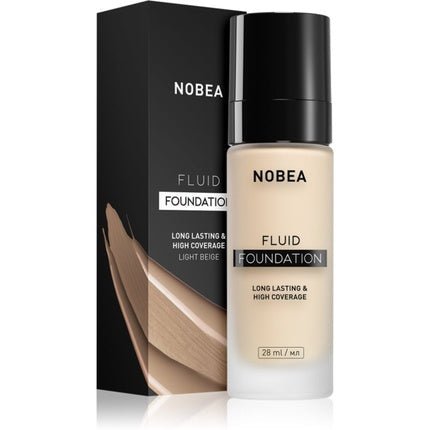 NOBEA Day - to - Day Fluid Foundation - 01 Light beige, 28 ml - Maison des fragrances