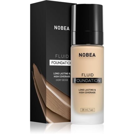 NOBEA Day - to - Day Fluid Foundation - 02 Ivory beige, 28 ml - Maison des fragrances