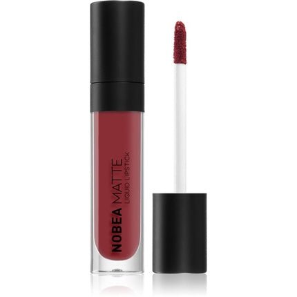 NOBEA Day - to - Day Matte Liquid Lipstick - Maroon M10, 7 ml - Maison des fragrances