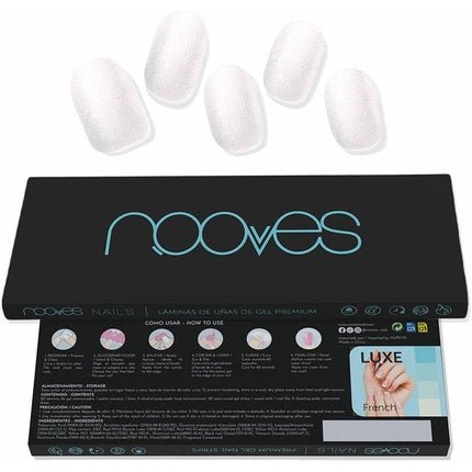 Nooves White Pearl Nail Gel Sheets 20 Pieces - Maison des fragrances