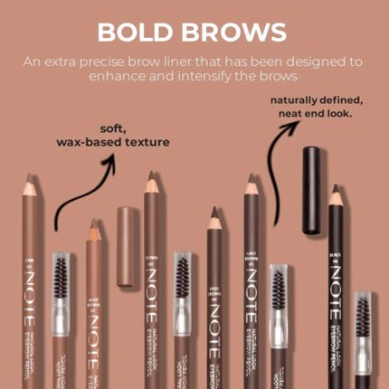 Note Cosmetics Natural Look Eyebrow Pencil - Maison des fragrances