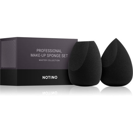Notino Master Collection Make - up sponge set 2 pcs Black - Maison des fragrances