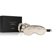 Notino Silk Collection Sleeping Mask & Scrunchies Set - Cream - Maison des fragrances