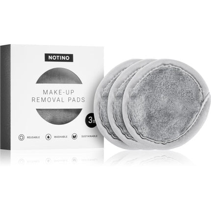Notino Spa Collection Make - up removal pads - Grey, 3 pads - Maison des fragrances