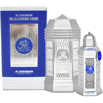 Al Haramain 50 Years Platinum Oud Eau De Parfum Spray 100ml