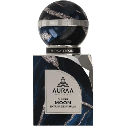 Bluish Moon Extrait de Parfum 100ml by Auraa Desire Luxury Unisex Woody Oriental Fragrance with Bergamot, Cardamom, Amber, Vanilla, and Woody Notes Long-Lasting Perfume Auraa Desire