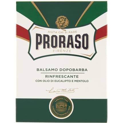 Proraso Aftershave Balm Green Fragrance (Fragrance) Mixte 100ml