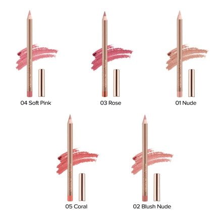 Nude by Nature Defining Lip Pencil 05 Coral - Maison des fragrances