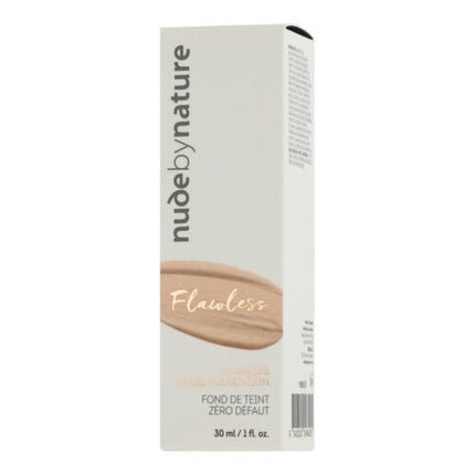 Nude by Nature Flawless Liquid Foundation N3 Almond 30ml - Maison des fragrances