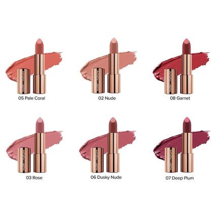 Nude by Nature Moisture Shine Lipstick 07 Deep Plum - Maison des fragrances