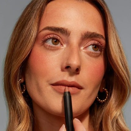 Nudestix Intense Matte Lip Cheek Pencil Lipstick Lip Liner Cheek Blush Tint Multi Use Makeup for Long Lasting Color Smooth Coverage Shade Sunkissed Nude - Maison des fragrances
