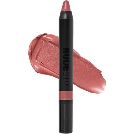 Nudestix Intense Matte Lip Cheek Pencil Lipstick Lip Liner Cheek Blush Tint Multi Use Makeup Long Lasting Color Smooth Coverage Shade Mystic - Maison des fragrances